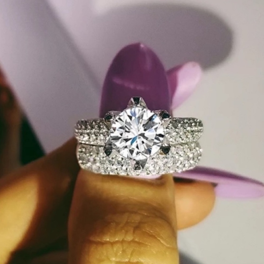 NEW 925 STERLING SILVER RING, CUTE RING, SHINY RING. - Picture 3 of 5